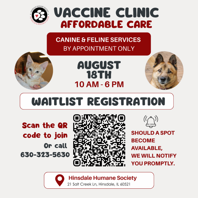 Vaccine clinic waitlist - square version
